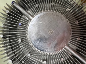 Вентилятор КАМАЗ-ЕВРО 704мм с вязкостной муфтой в сборе (дв.WEICHAI) / Borg Warner 020009741