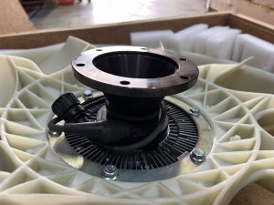 Вентилятор КАМАЗ-ЕВРО 704мм с вязкостной муфтой в сборе (дв.WEICHAI) / Borg Warner 020009741